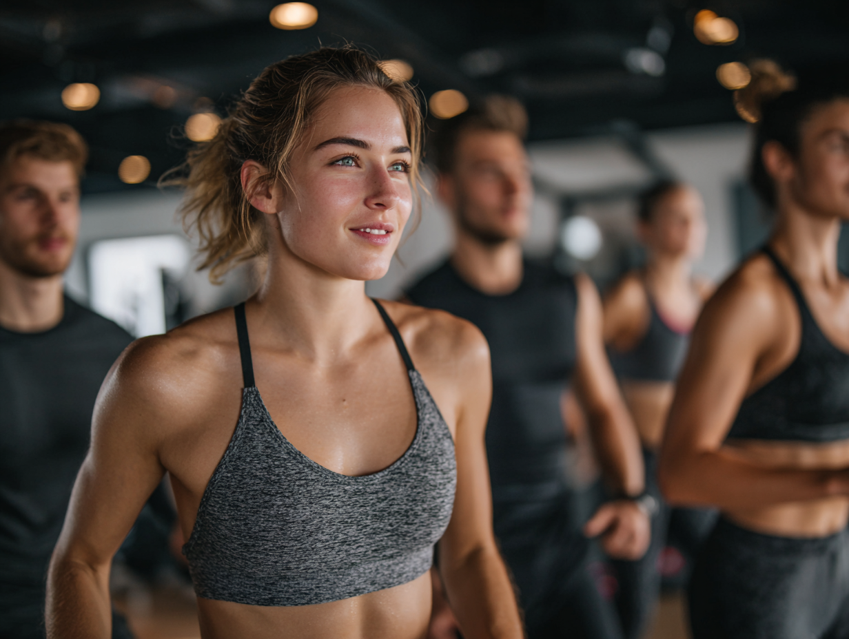 Persoană maturăă practicând yoga în natură